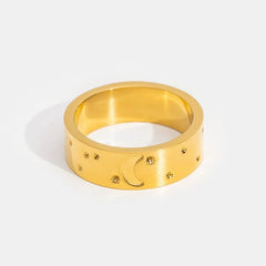 Vioraia Starry Moonlight Gold Ring