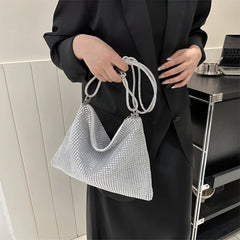 Vioraia Venus Rhinestone Shoulder Bag