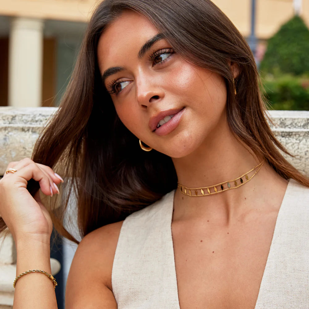 Vioraia Zara Gold Choker