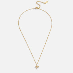 Vioraia Elowyn Crystal Petal Necklace