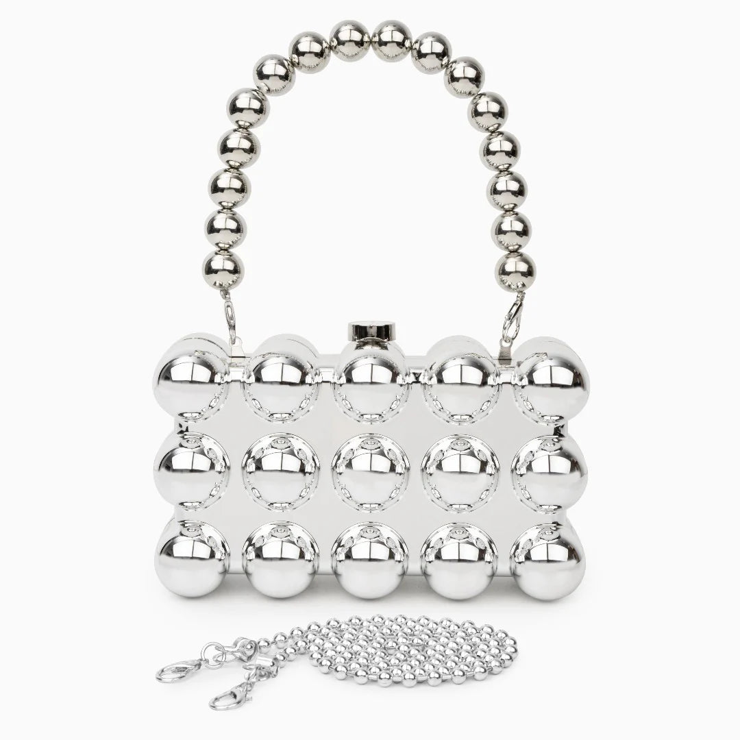 Vioraia Jada Acrylic Clutch Bag