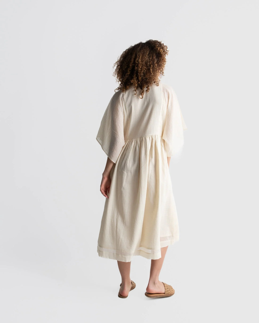 Boxy Sleeve Summer Dress