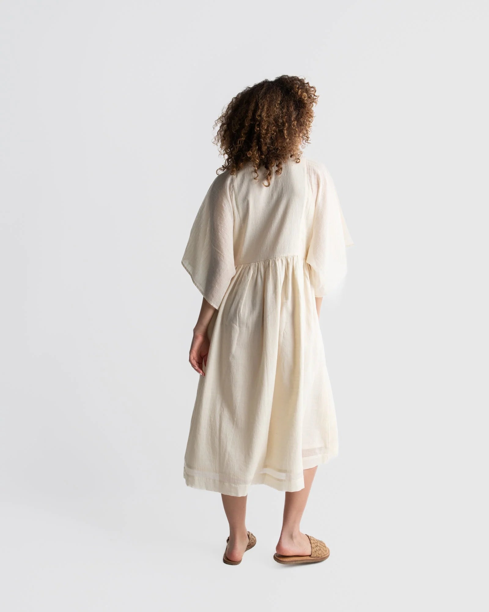 Boxy Sleeve Summer Dress