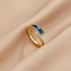 Vioraia Safira Blue Wrap Ring
