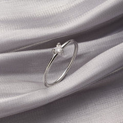 Vioraia Small Love' Crystal Heart Ring