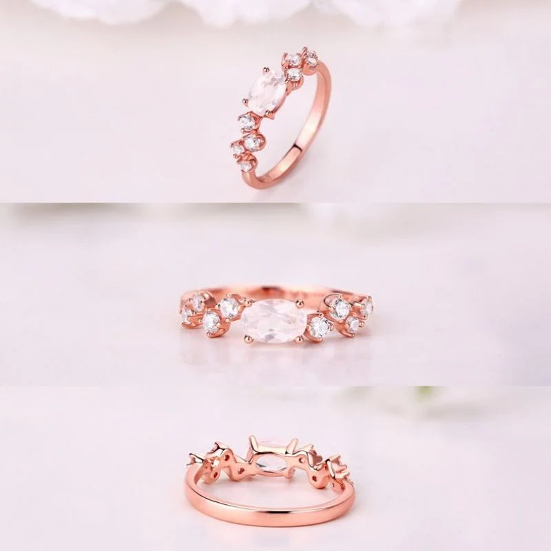 Vioraia Lustrous Twirl Ring