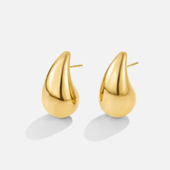 Vioraia Amara Gold Teardrop Earrings