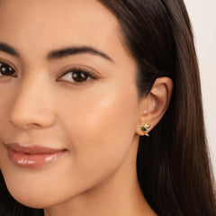 Vioraia Hummingbird Stud Earrings