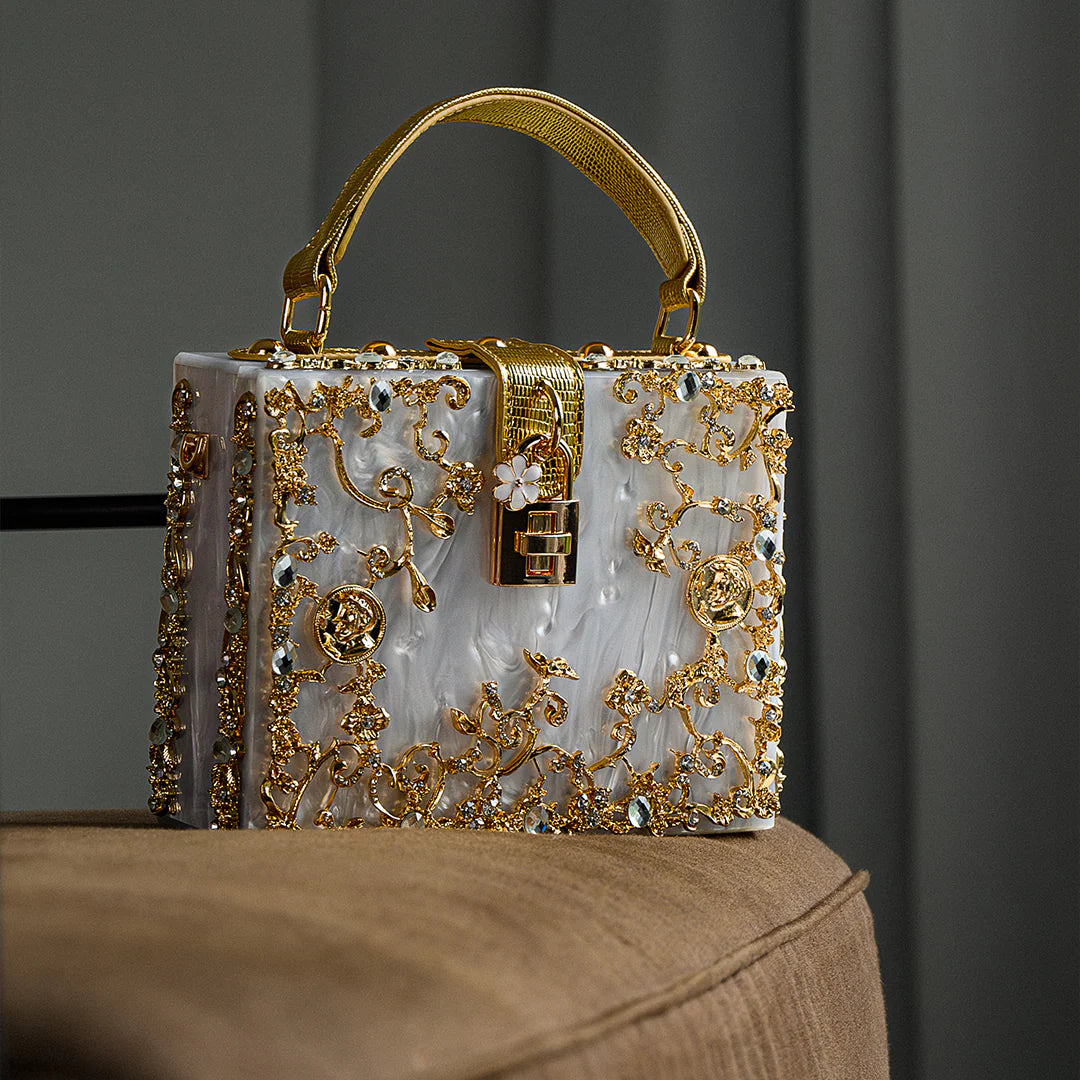 Vioraia Acrylic Box Handbag