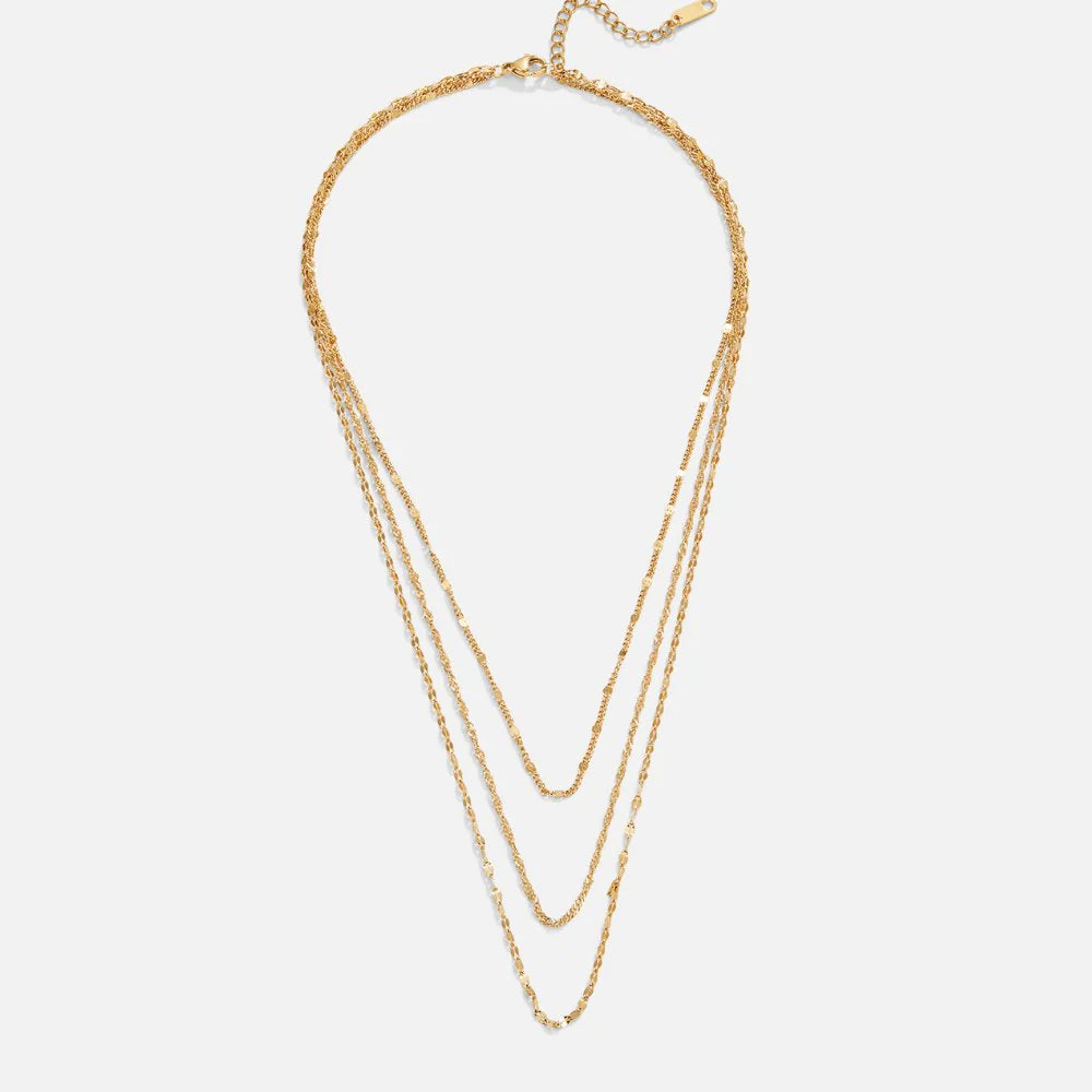 Vioraia Lila Multi Chain Necklace