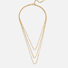 Vioraia Lila Multi Chain Necklace