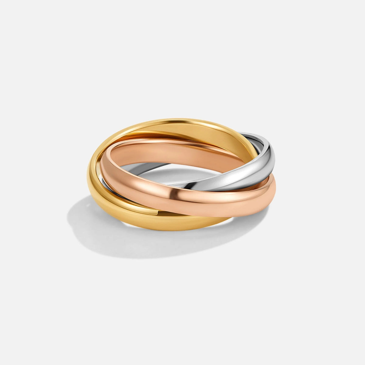 Vioraia Elena Three-Toned Loop Ring