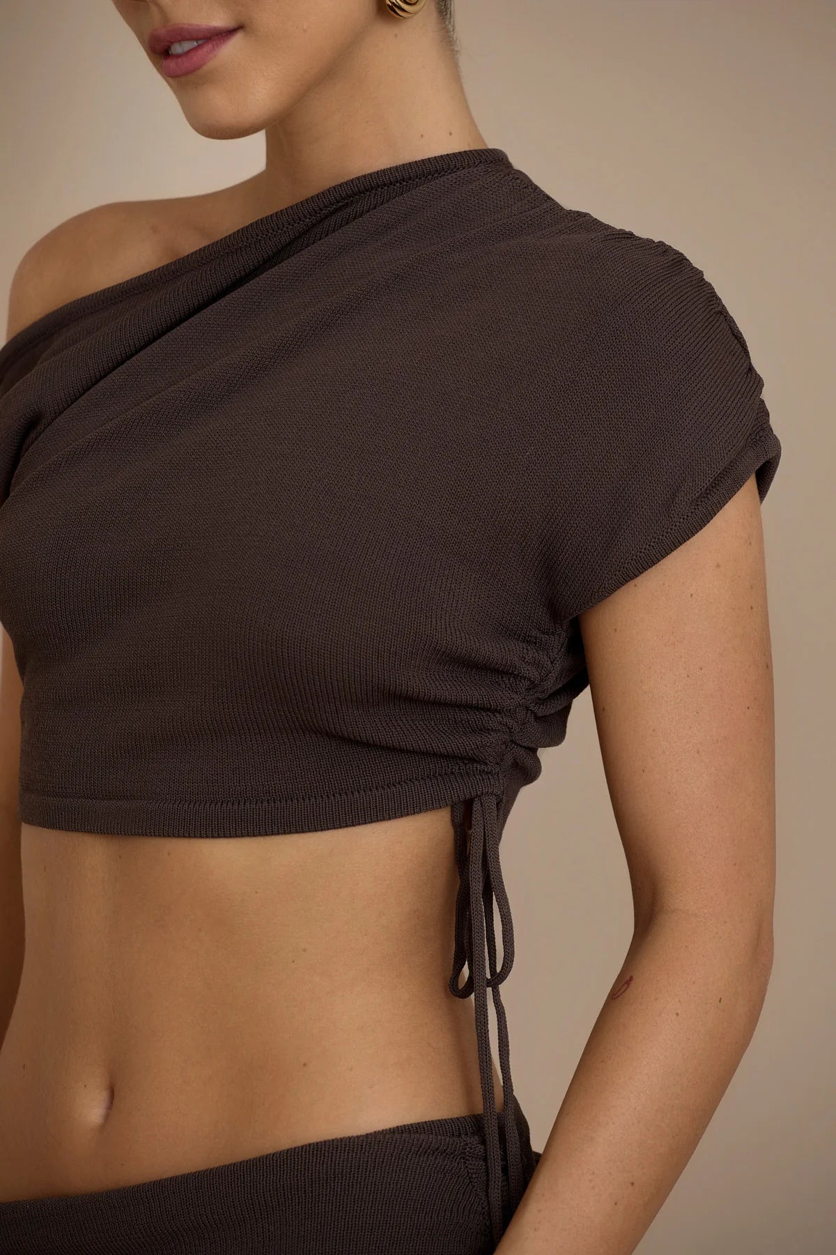 YRIS KNIT CO-ORD | CHOCOLATE