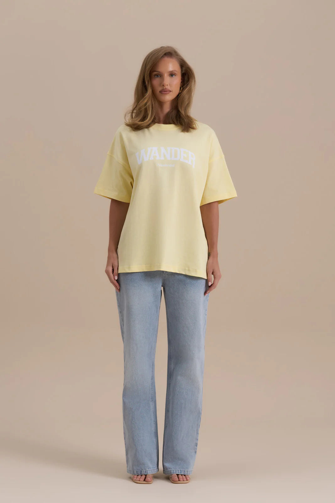 WANDER OVERSIZED T-SHIRT | LEMON