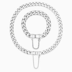 Vioraia Contemporary Buckle Jewelry Set