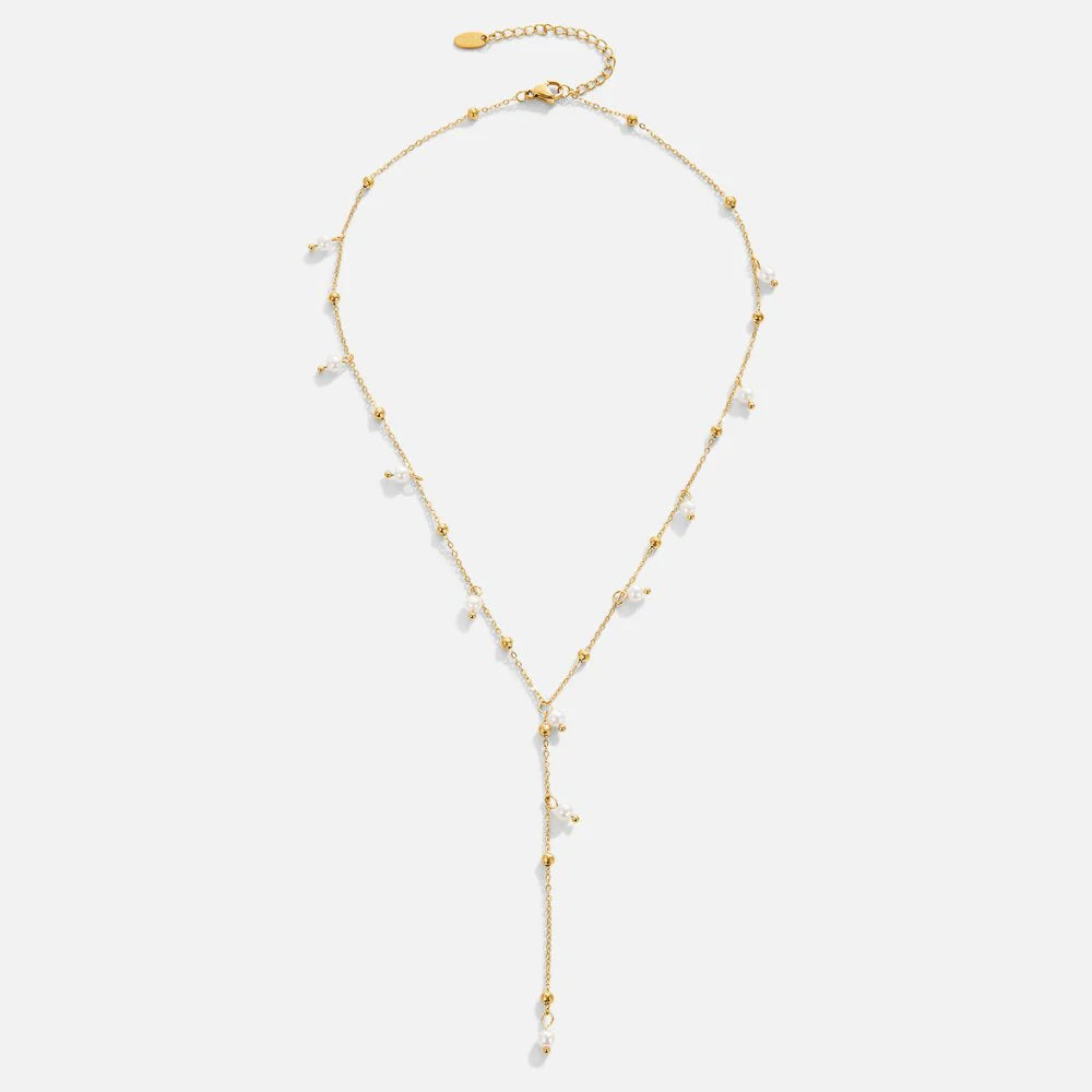 Vioraia Freshwater Lariat Drop Necklace