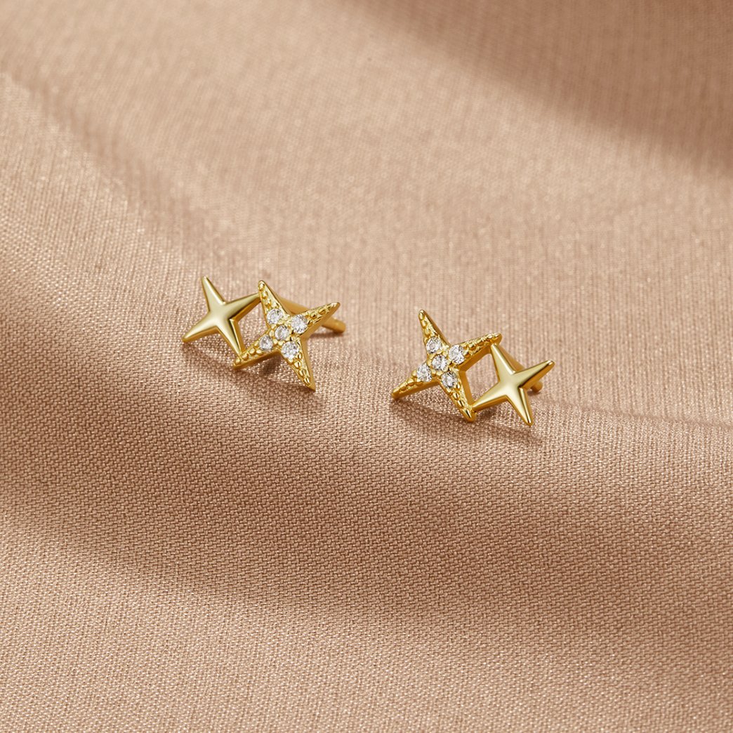 Vioraia Midnight Magic Studs