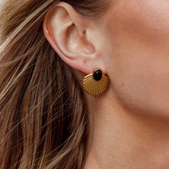 Vioraia Bohemian Gold Earrings