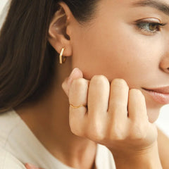 Vioraia Tina Gold Stack Ring