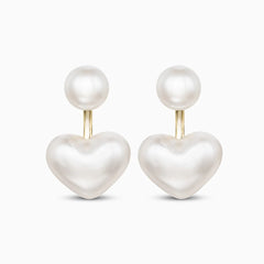 Vioraia Love Pearl Earrings