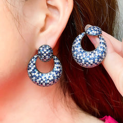 Vioraia Astera Noir Earrings