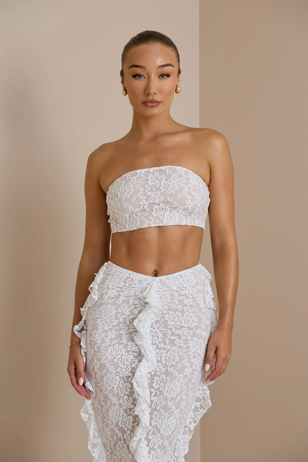 ARIEL CO-ORD | WHITE LACE - SALE