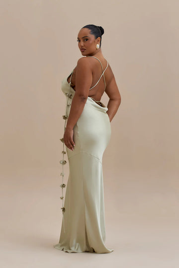ARIA MAXI DRESS | SAGE - SALE