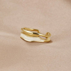 Vioraia Layered Sahara Gold Ring