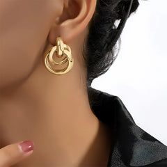 Vioraia Rhea Loop Echo Earrings