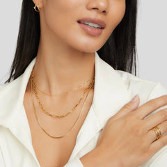 Vioraia Miela Layered Chain Necklace