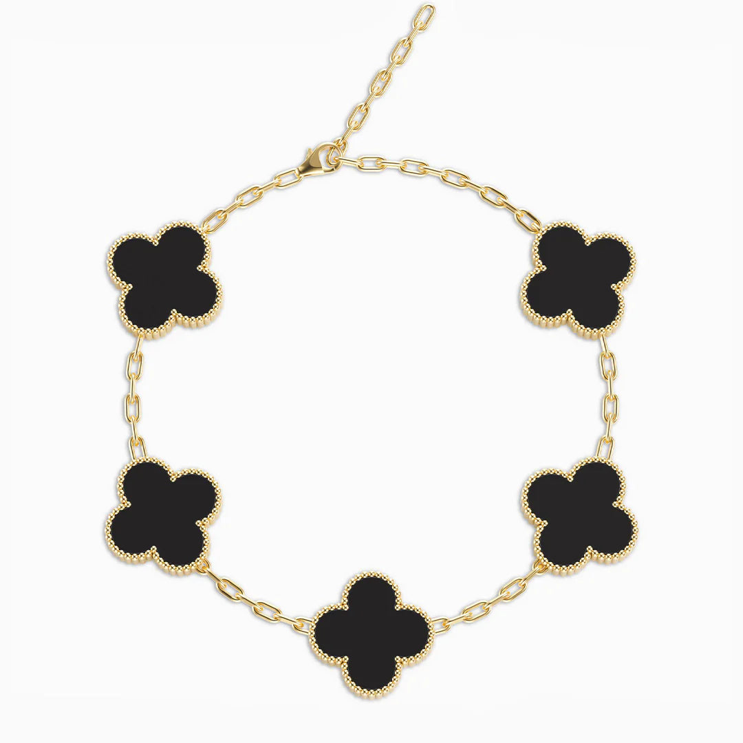 Vioraia Clovers Anklet