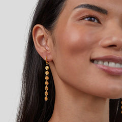 Vioraia Amari 18K Gold Disc Earrings