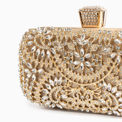 Vioraia Luxurious Flower Clutch Bag