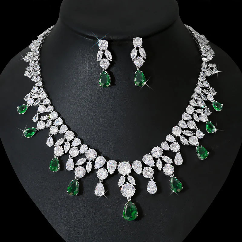 Vioraia Dazzling Drops Jewelry Set