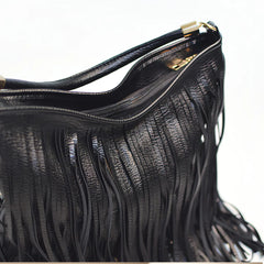 Vioraia Edina Tassel Crossbody Bag