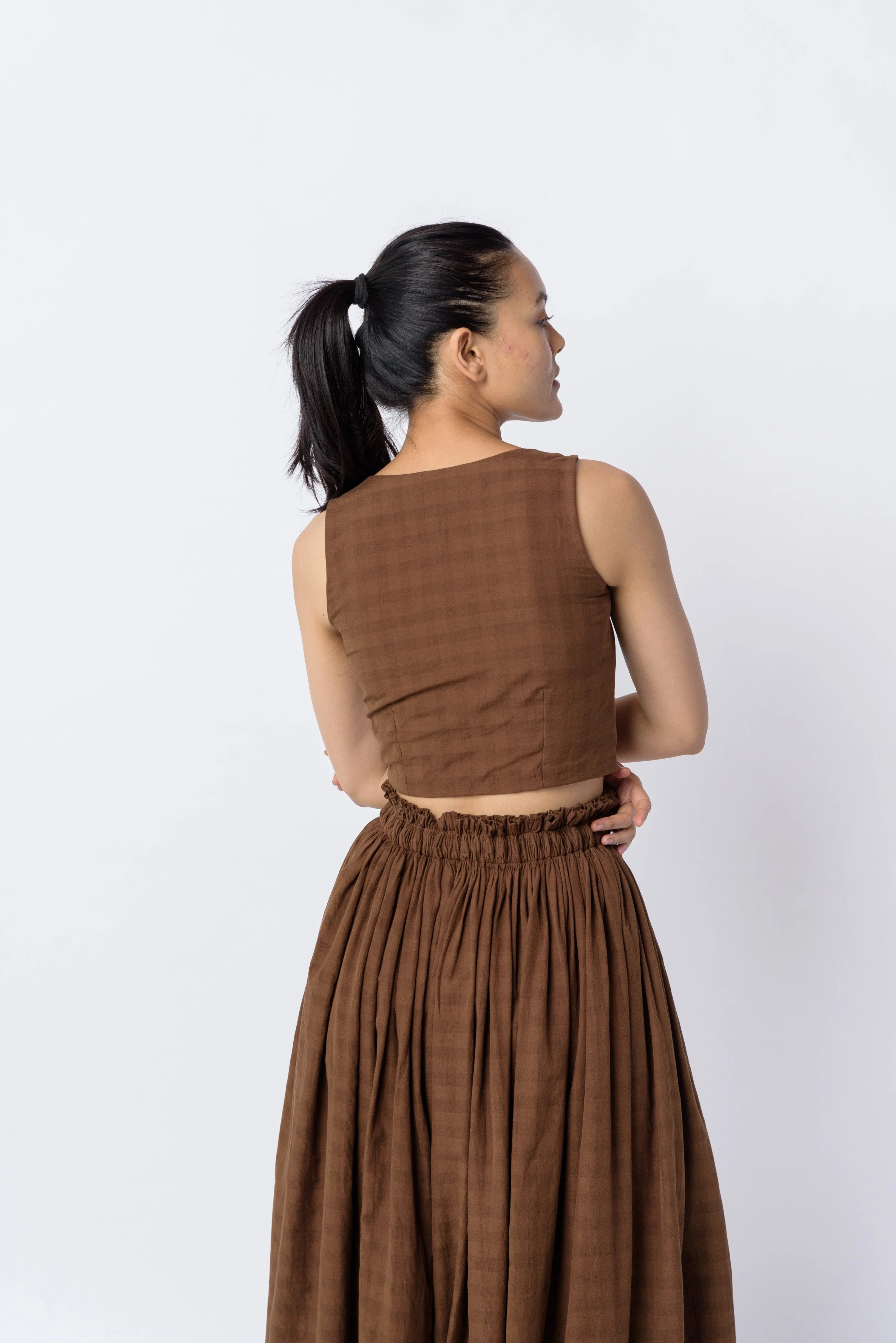Antique brown blouse
