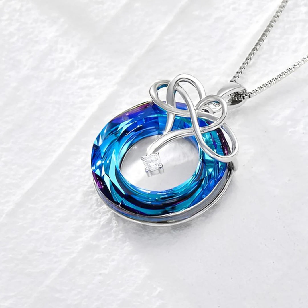 Vioraia I love You Until Infinity Runs Out - 925 Sterling Silver Necklace