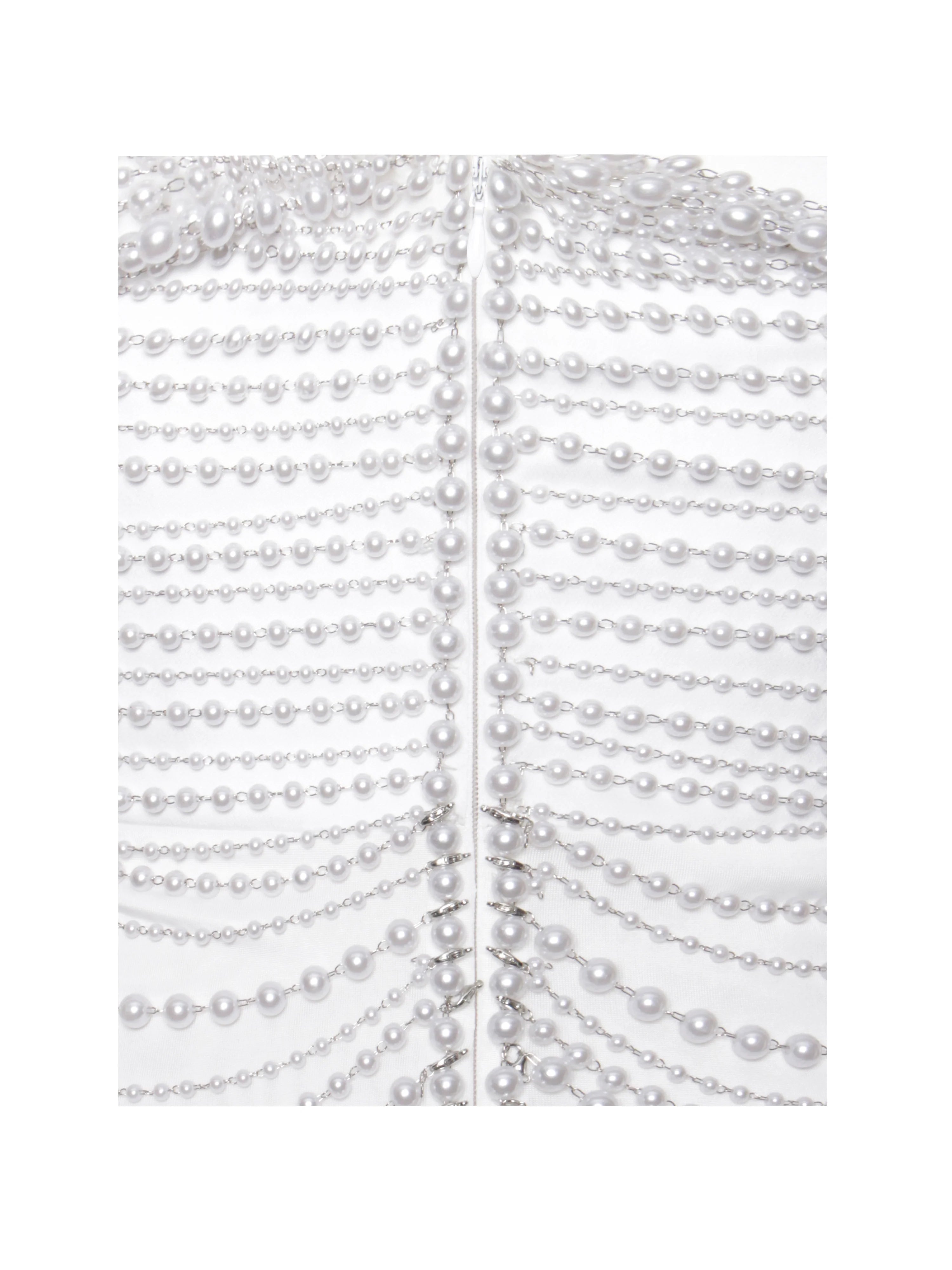 The Birth of Venus Pearl Handmade Crochet Gown
