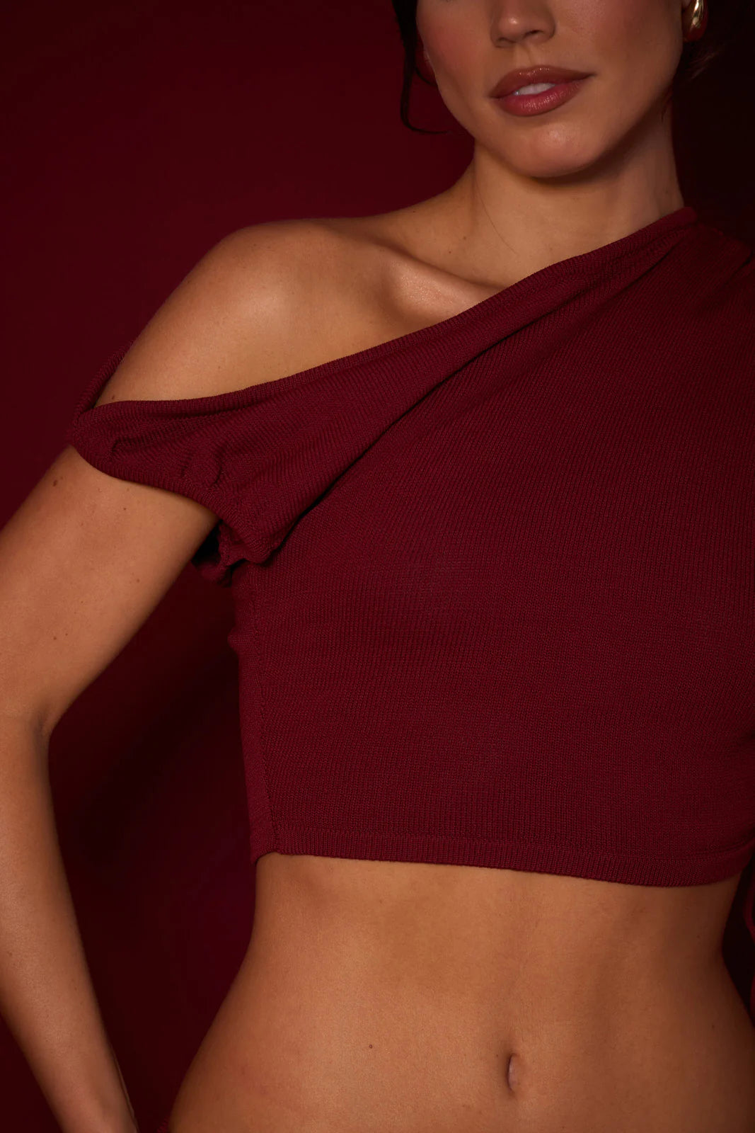 YRIS KNIT CO-ORD | WINE - SALE