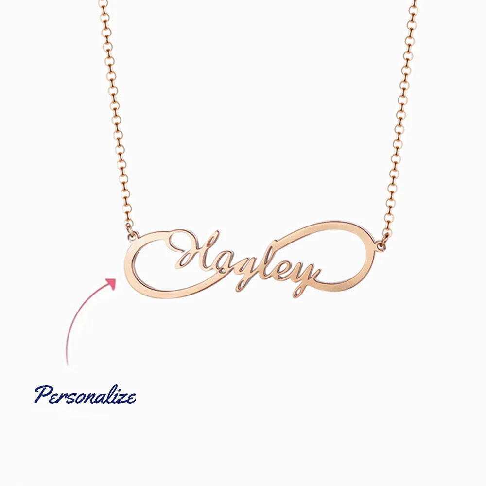 Vioraia Infinity Name Necklace