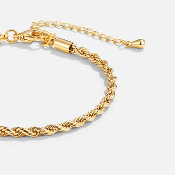 Vioraia Twisted 18K Gold Bracelet