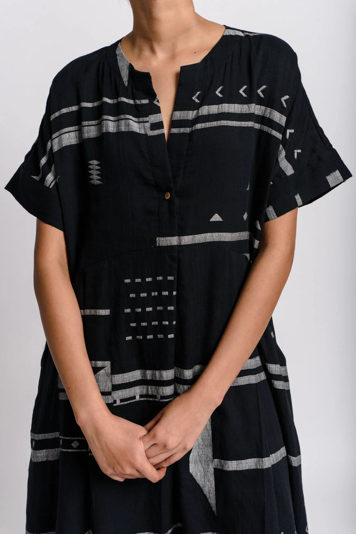 Black shift dress