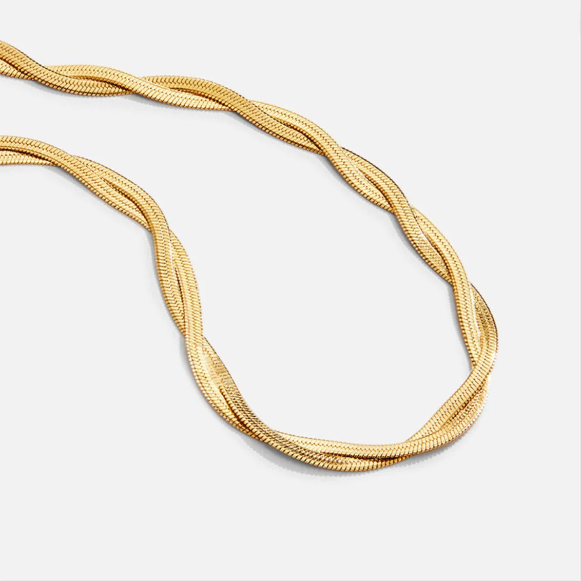 Vioraia Chiara Twist Snake Chain Necklace