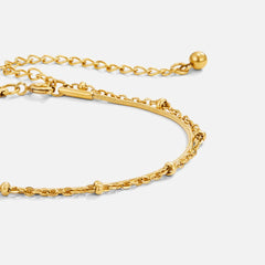 Vioraia Pia Gold Layered Bracelet