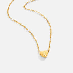 Vioraia Letter Heart Necklace