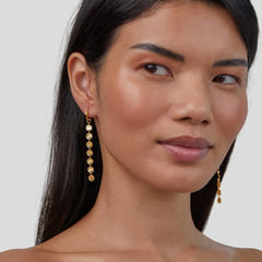 Vioraia Amari 18K Gold Disc Earrings