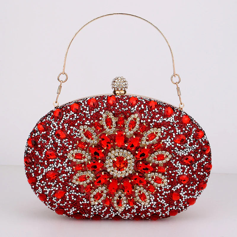 Vioraia Meghan Diamond Encrusted Clutch Bag