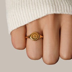 Vioraia Summer Solstice Gold Ring
