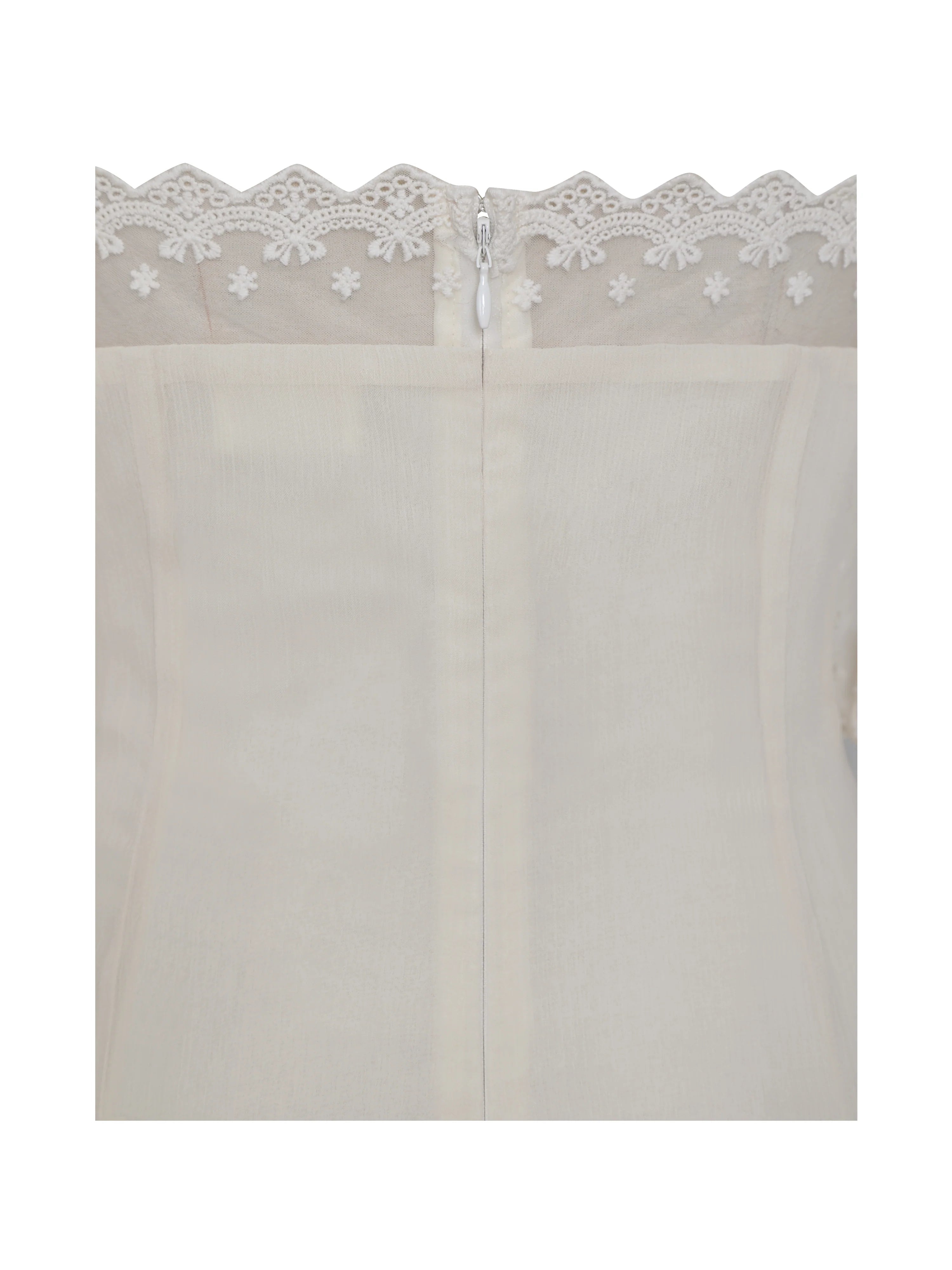Zakira Lace Trim Half Sleeve Mini Dress