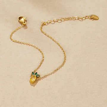 Vioraia Crystal Pineapple Bracelet